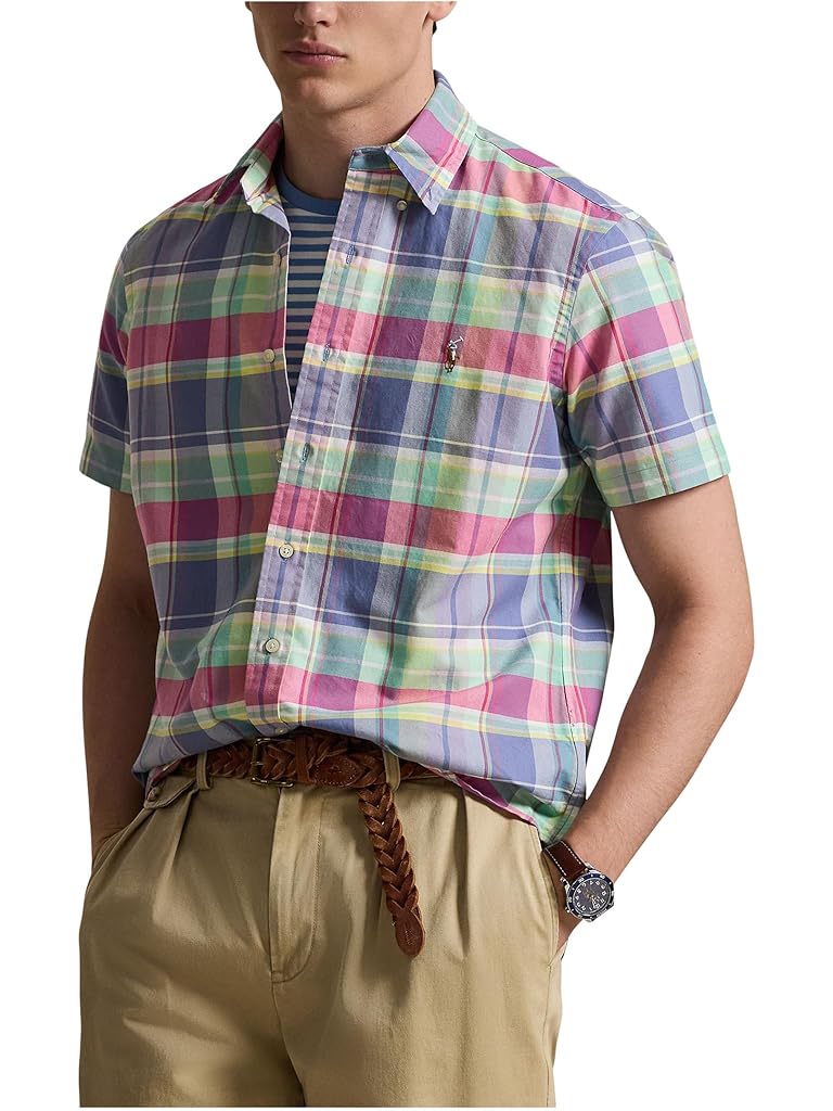 Multi Polo Ralph Lauren Classic Fit Plaid Oxford Shirt