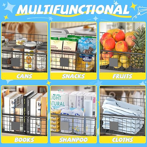 Miniatura 7 de Cesta indestructible para juguetes para perros, caja de juguetes mediana para perros, canasta de metal para juguetes, organizador de almacenamiento