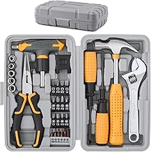 Hi-Spec 30 Piece Compact Hand Tool Kit for Home and Office DIY Home Repair Tool Starter Kit in Portable Tool Box