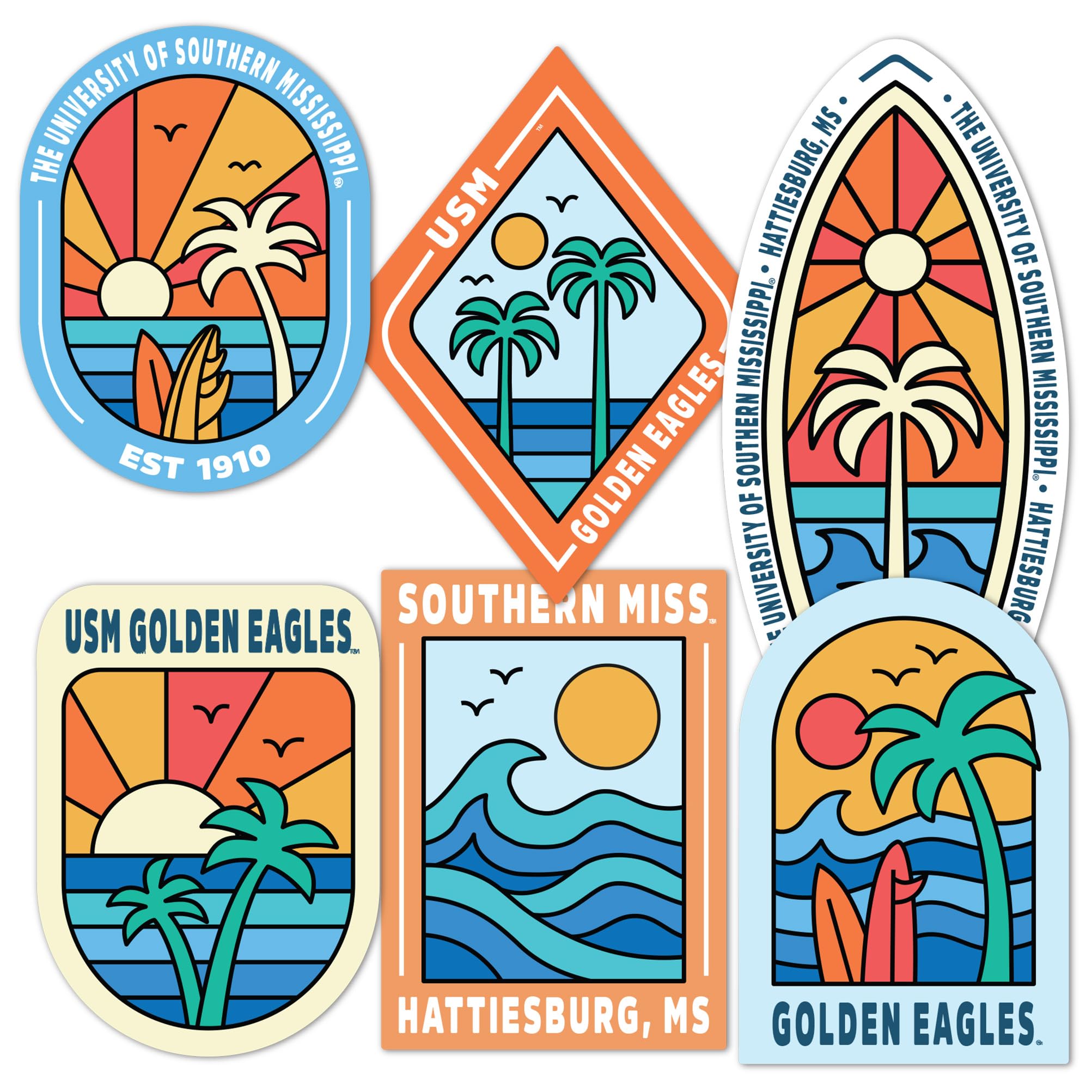 Autocollant USM Golden Eagles haute résistance pour voiture et scrapbooking