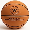 WAWAWEWA The Official Silent Basketball Size 7 (29.5") - Grooved Airless Indoor Basketball for Quiet Dribbling and Indoor Training - Real Feel PU Foam Ball