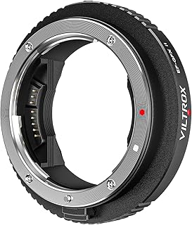 VILTROX EF-GFX II Autofocus Lens Adapter for Canon EF/EF-S to Fujifilm GFX G-Mount Cameras – Supports EXIF, is Stabilization, Aperture Control & Firmware Upgrade – Compatible with GFX100S/50S/50R