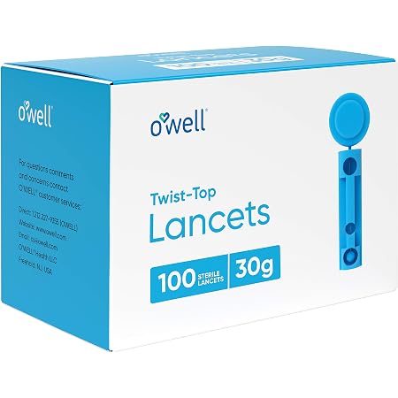 Easy Touch Twist Lancets, 30 Gauge, Triple Bevel Cut, 100 Lancets 2 Pack
