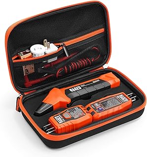 Klein Tools ET310 AC 회로 차단기 파인더용 하드 케이스, 보관 상자, 80041 콘센트 수리 도구 키트 및 RT250 통합 GFCI 콘센트 테스터 액세서리 - 도구 없음, 액세서리 없음
