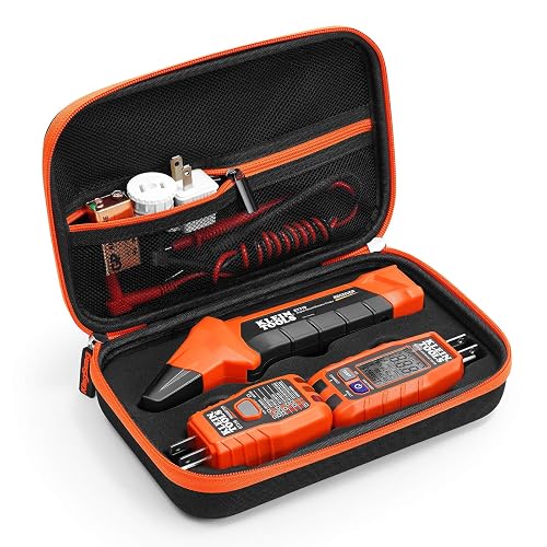 Hard Case, Storage Box for Klein Tools ET310 AC Circuit Breaker Finder, 80041 Outlet Repair Tool Kit and RT250 Integrated GFCI Receptacle Tester Accessories -NO Tools, NO Accessories