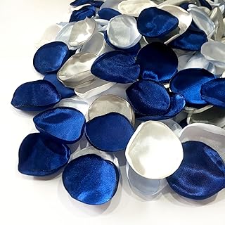 Blue Rose Petals,Dusty Blue Flower Silk Petals,Scatter Petals for Wedding Aisle Scatter,Dinner Table Centerpieces Party Decoration,Romantic Night,Valentine's Day Home Decor,200PCS
