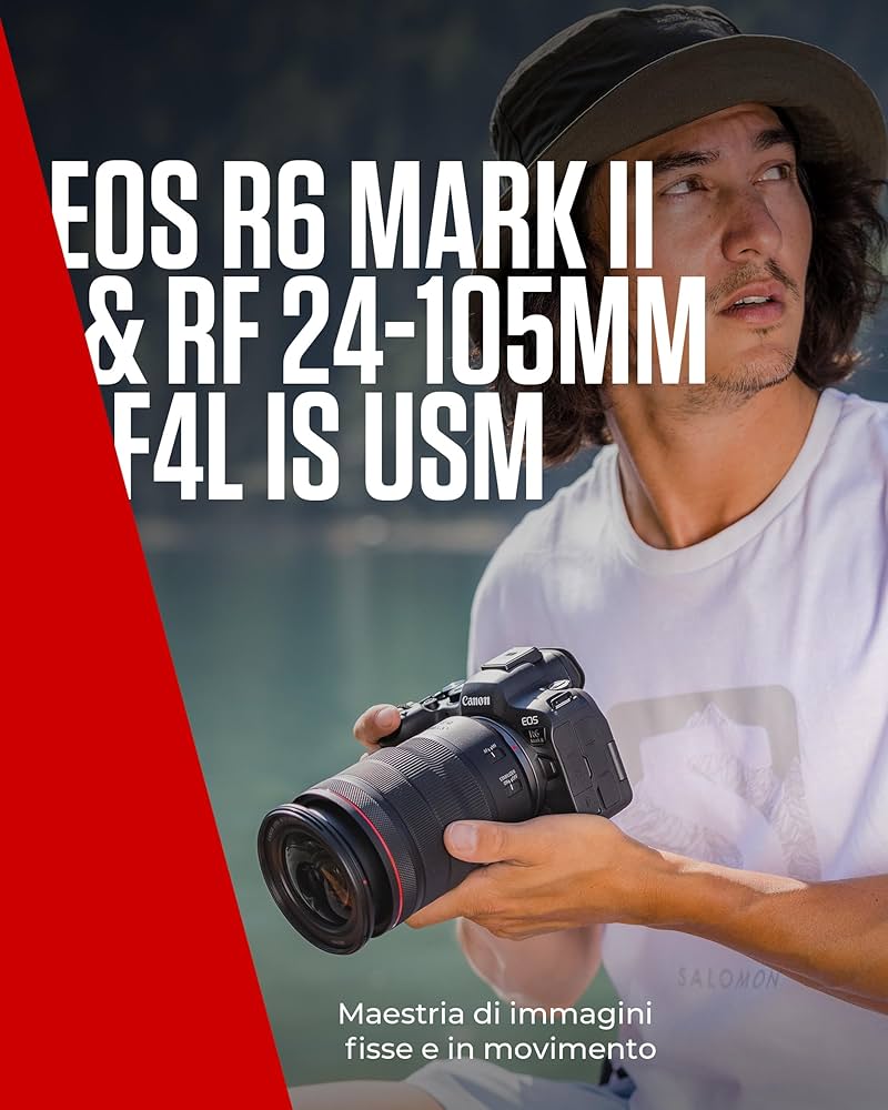 Canon Fotocamera mirrorless EOS R6 Mark II Full Frame e RF 24
