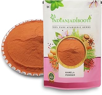 IndianJadiBooti Kamila Powder - Kamela Powder - Camila Powder - Mallotus Philippinensis, 400 Grams