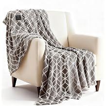 Heated Blanket Electric Throw Blanket with Built-in Button Controller 50"x60" One-Touch Ultra Cozy Soft Warm Heating Electric Blanket with 4 Heat Levels & 4 Hours Auto-Off Overheat Protection