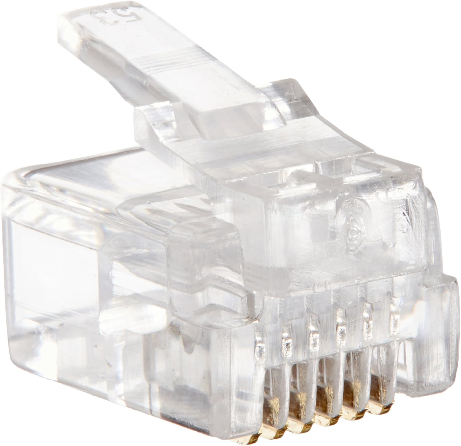 Discount 80% Monoprice RJ12 6P6C Plug Round Solid, 50-Piece/Bag (107271)
