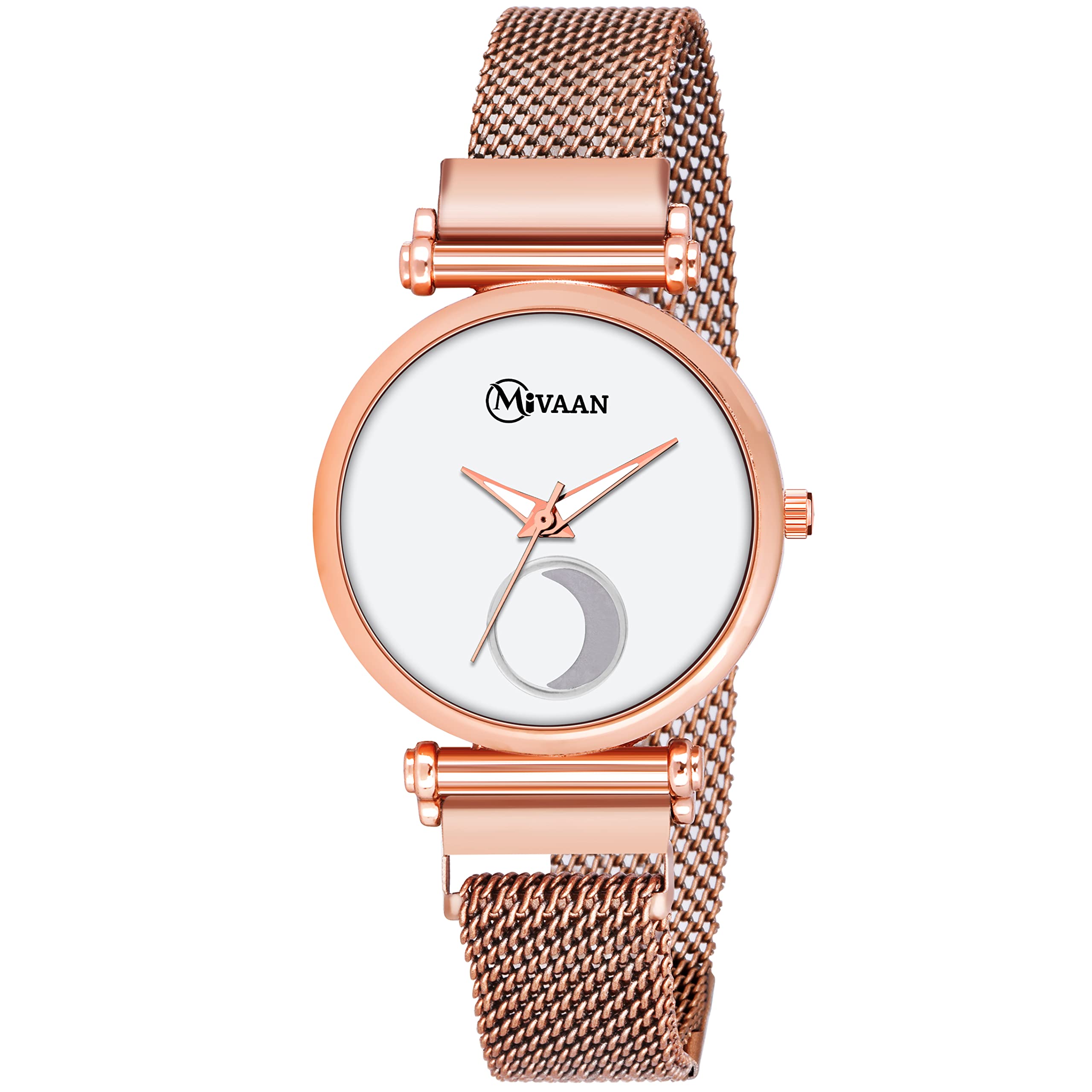 MIVAAN Queen Dial Unique Designer Leather Strap Analogue Watch for Girls and Women| Casual, Fashion, Party-Wear, Wedding for Girls (Pack of 1, White) (B09VSQHFRQ) Amazon Price History, Amazon Price Tracker