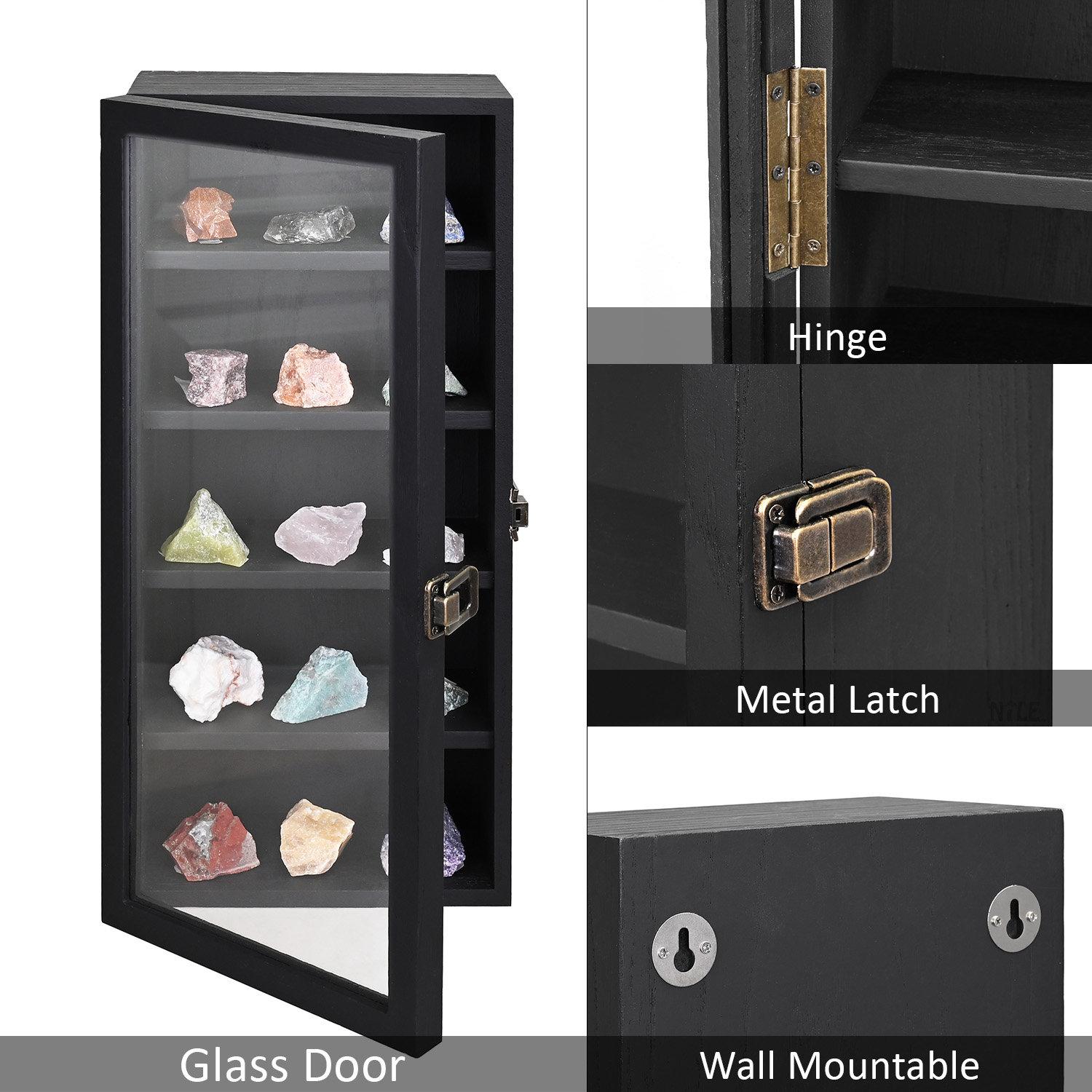Amazon.com: Ikee Design Wall Mounted Wooden Collectible Display