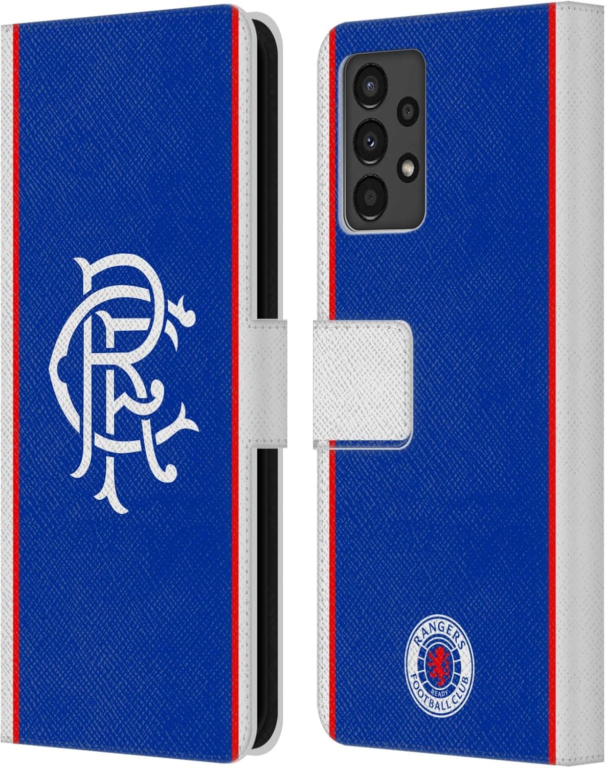 Head Case Designs Officially Licensed Rangers FC Home 2025/26 Kit Leather Wallet Case Compatible with Samsung Galaxy A13 (2022)