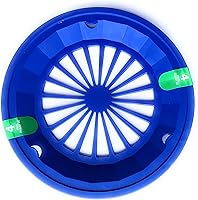 Vista 2 de Juego de 4 soportes de plástico reutilizables para platos, color azul puede variar