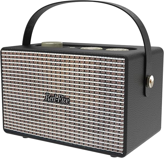 RED5 40W Retro Guitar Amp Style Bluetooth Speaker with Adjustable Treble & Bass
