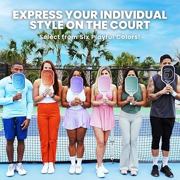 GAMMA Rainmaker Pickleball Paddle Lightweight, Large Sweet Spot, Microbead Carbon Fiber Face for Increased Spin & Control, Customizable Swing Weight