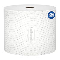 Vista 1 de Cottonelle Professional Small Core High-Capacity Standard Roll Toilet Paper, Bulk (53862), 2-Ply, CleanCare Design, White