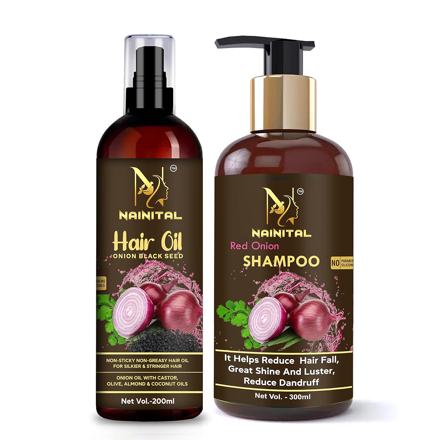 Buy Red Onion Anti Hair Loss & Hair Growth Combo with Red Onion Oil