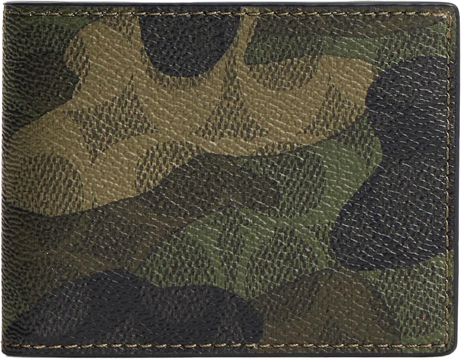 COACH Mens, Slim Billfold Wallet In Signature Camo Print, Signature Camo, One Size