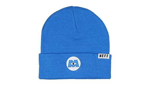 Neff Monsters Inc Embroidered Logo Fold Cuff Adult Beanie OSFM