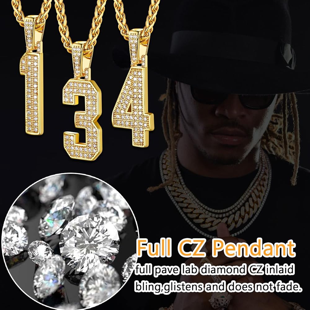 Ciondolo 6ix9ine personalizzato in zirconia cubica per gioielli hip hop