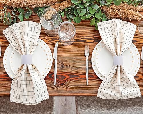 Miniatura 3 de Penta Angel Servilleteros de papel, 200 servilleteros autoadhesivos a granel para vajilla rodante, configuración de mesa, boda, evento, suministros