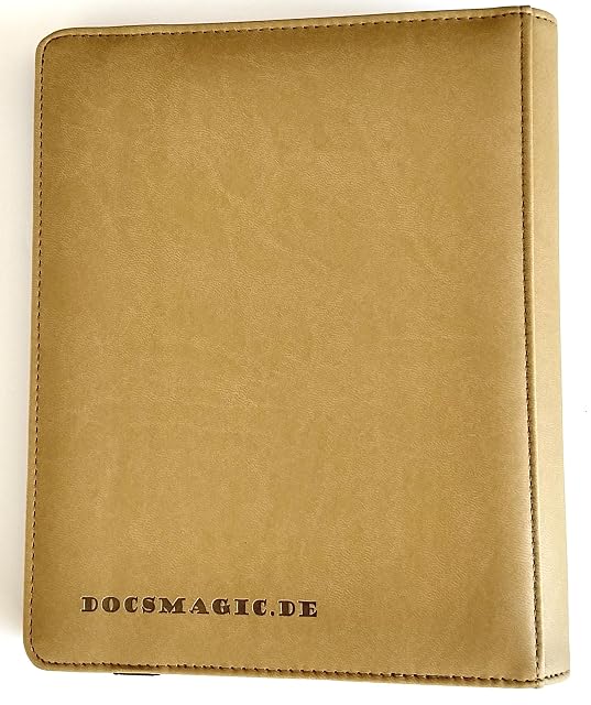 Docsmagic.de Pro-Player Premium 4/8-Pocket Album Copper - 160 Card Binder - MTG - PKM - YGO