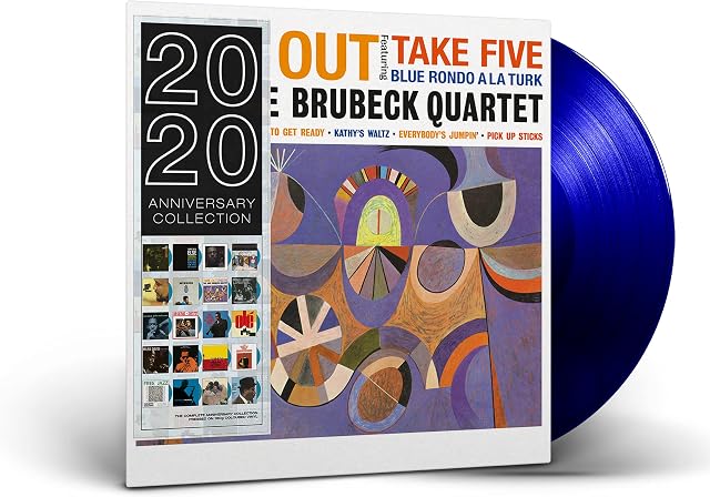 Time Out (Vinil Azul) por The Dave Brubeck Quartet, capa do álbum