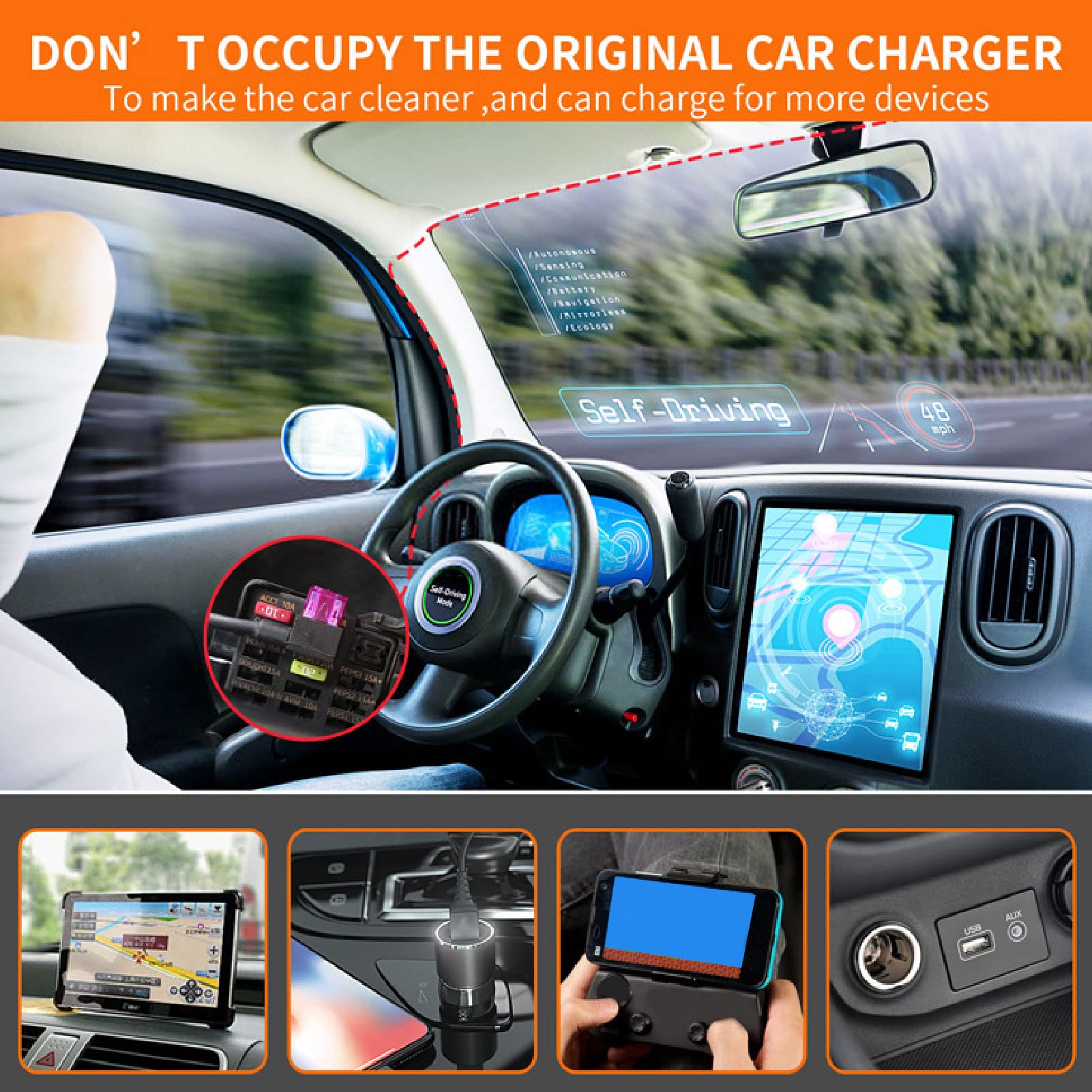 Kit Cavo Rigido Per Dash Cam VGEBY – Alimentazione 24/7, Protezione Bassa Tensione, Compatibile USB-C