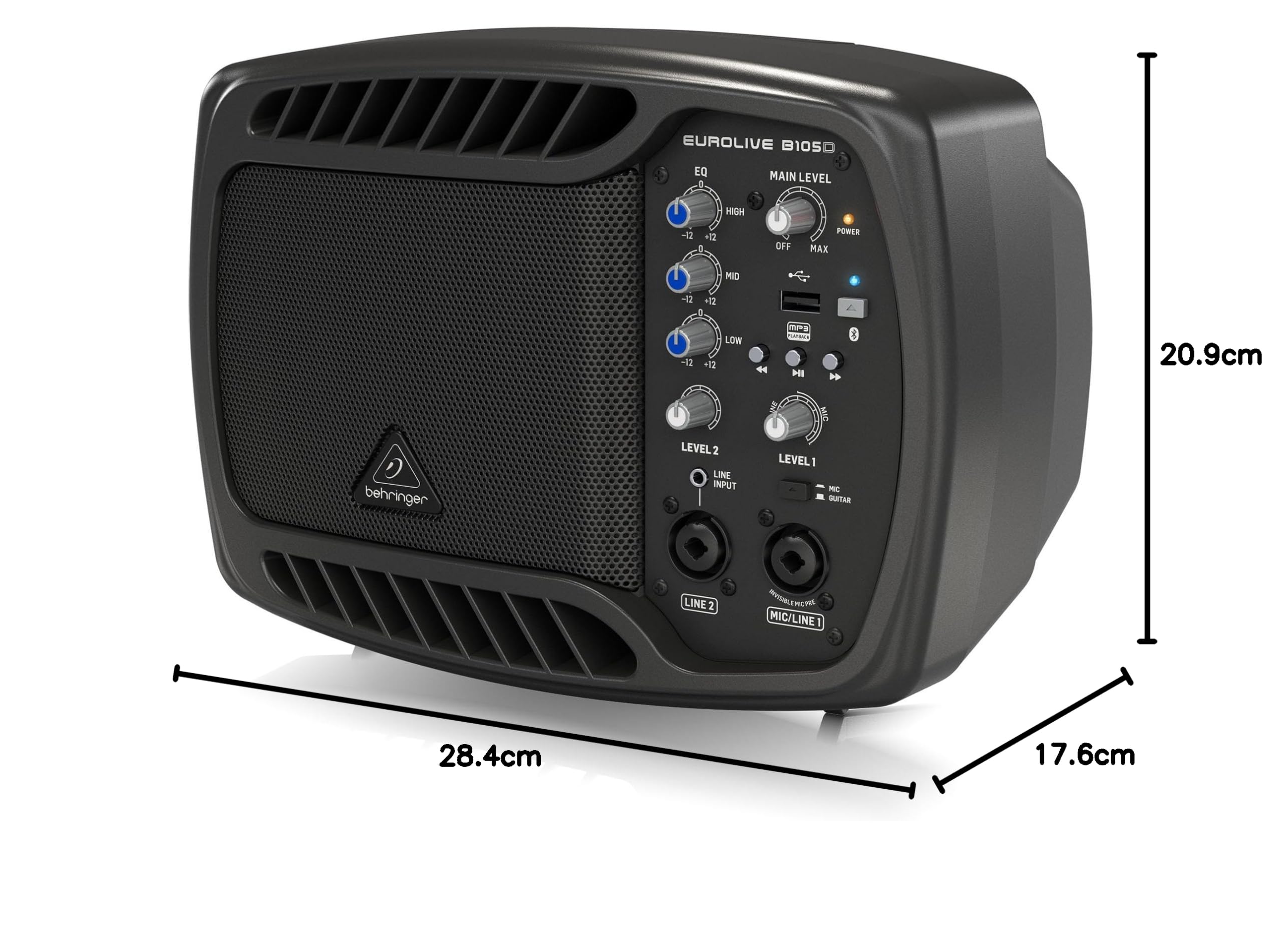 Amazon.co.jp: ベリンガー B105D コンパクトPA/モニタースピーカー