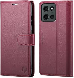 FLIPALM Wallet Case for Moto G 5G 2026, Card Holder, Red