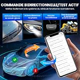 KINGBOLEN Ediag Elite OBD2 Code Reader Bluetooth,Wireless All System OBD2 Scanner with Active Tests,15 Resets Serivces,Car Diagnostic Tool for iOS & Android,All Software Lifetime Update. - 3