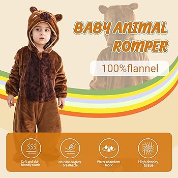 Pagliaccetto Bebè In Flanella Con Cappuccio - Pigiama Animale Serpente - Morbido E Caldo Per 3-36 Mesi - Foto 7