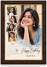 AARVI A4 Customized Happy Birthday Photo Frame | Personalized Frame (D3)