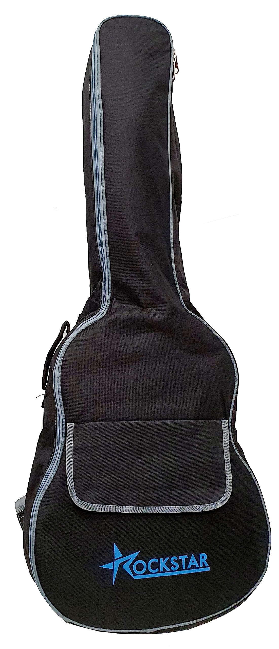 Rockstar - Funda Impermeable y Acolchada 8mm Guitarra Clásica Española Flamenco GC20 Mochila Doble Correa Reforzada Bolsillos - Rockmusic