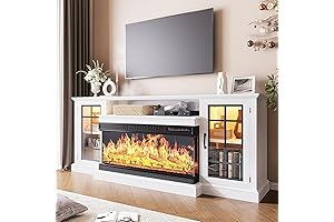 Expansive Fireplace TV Stand for Homespun Entertainment