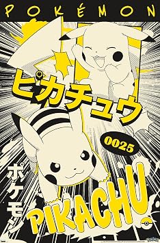 Pokemon - Pikachu Anime Wall Poster, 34L" x 22.4W", Unframed Version