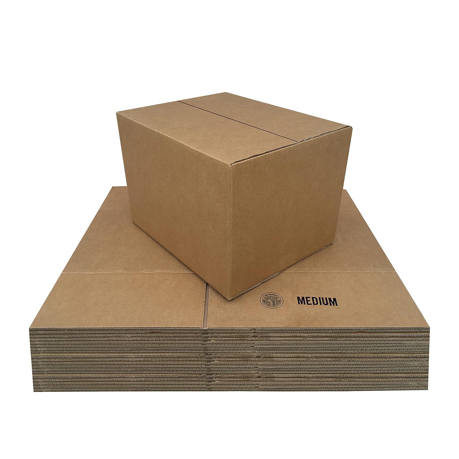 20 Moving Boxes Medium 18"x14"x12" Box Brand: UBOXES (20-Pack)