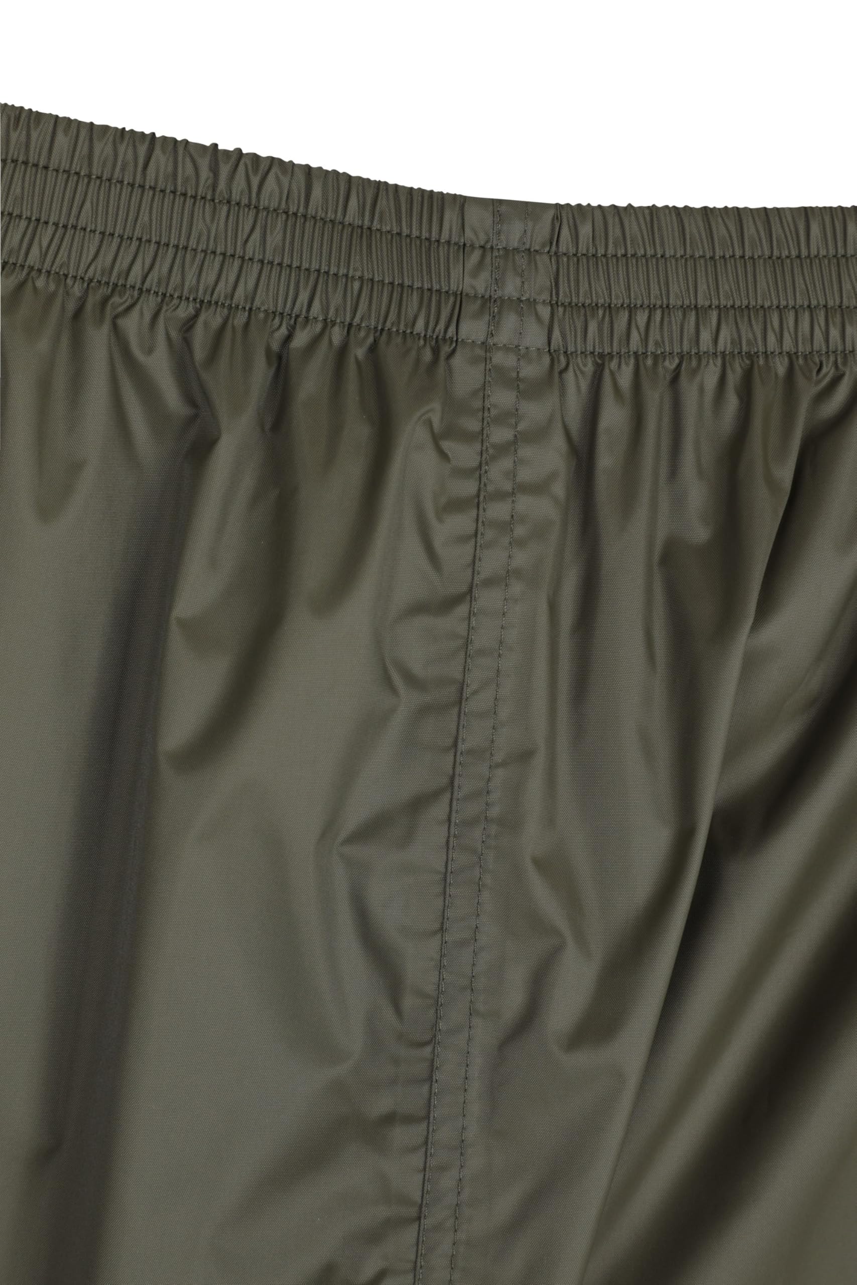 Mountain Warehouse Pakka Surpantalon de Pluie imperméable Homme - Pantalon étanche, séchage Rapide, Ouvertures Chevilles réglables - Printemps été