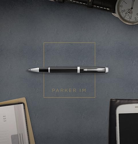 Miniatura 3 de PARKER IM 1931674 - Bolígrafo de punta fina con tinta negra (1931674), color blanco y cromado