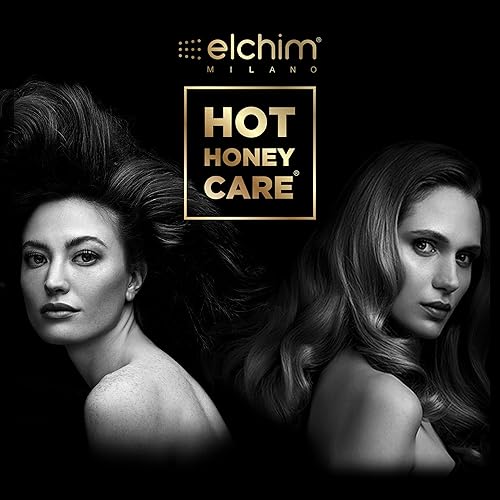 Miniatura 5 de Elchim Hot Honey Care sistema antiencrespamiento y brillo de cabello para cabello secodañado, suero para el cabello y kit de inicio de secado por