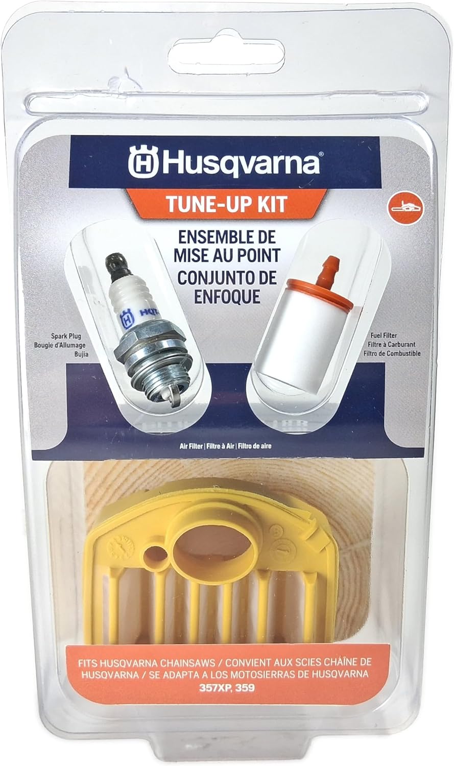 Genuine OEM Replacement Tune-up Kit Compatible with Husqvarna 357XP, 359, 359EPA, 357XP Chainsaw 599333801