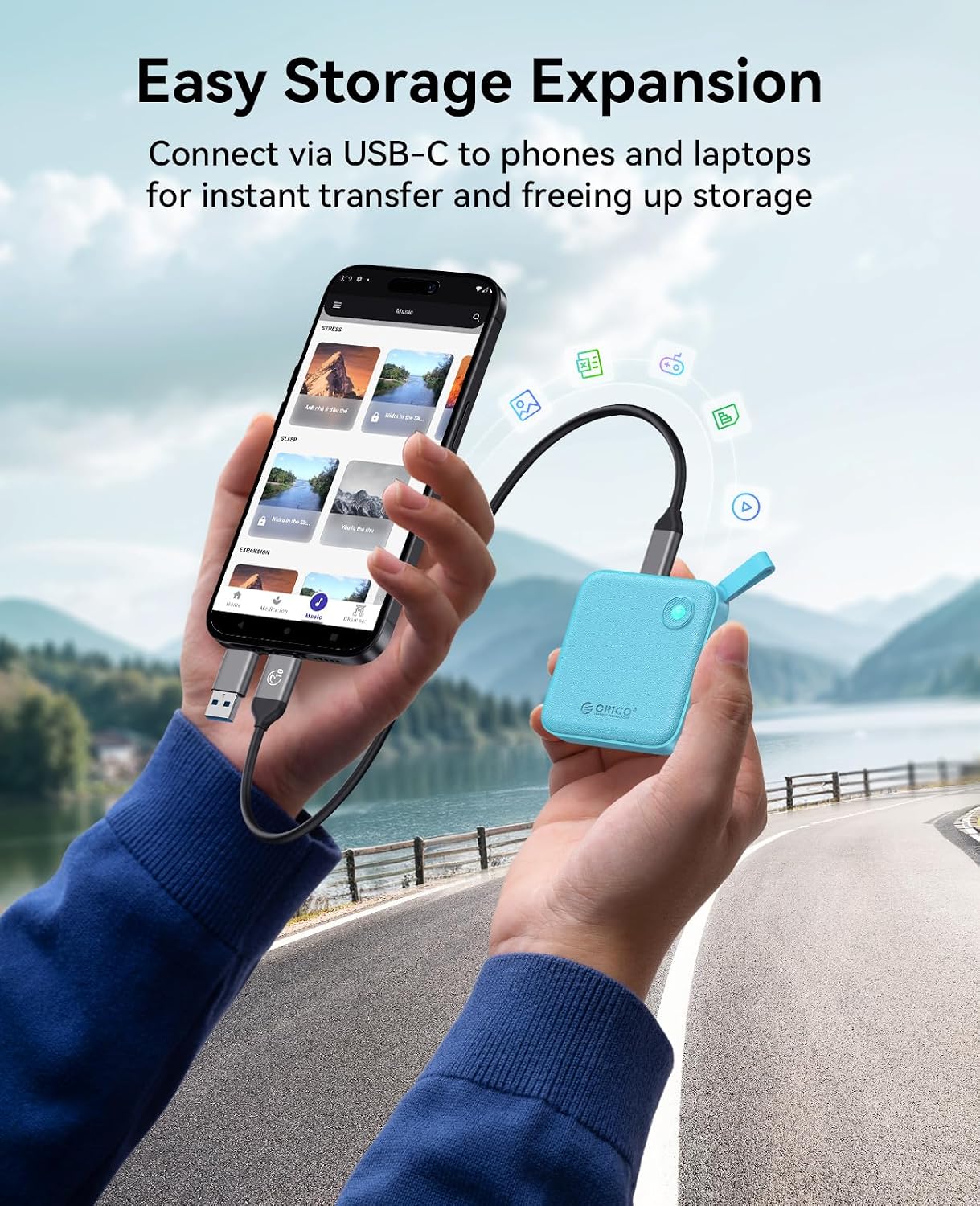 ORICO ポータブルSSD B5PLUS 1TB ユーザーマニュアル