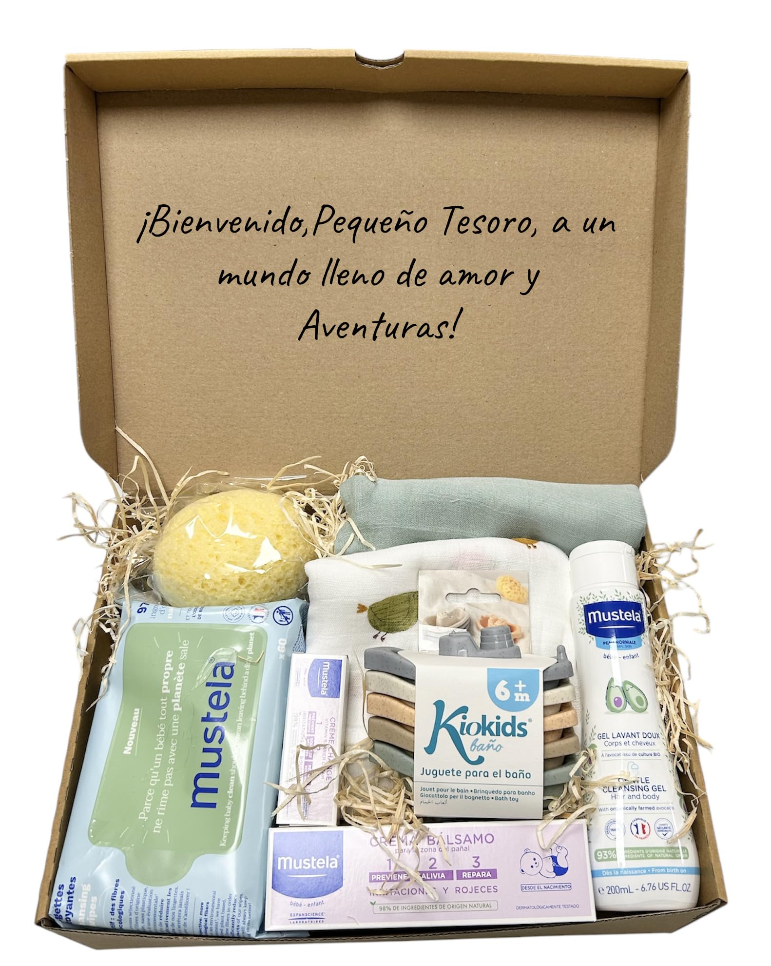 Canastilla recien nacido cesta regalo bebé