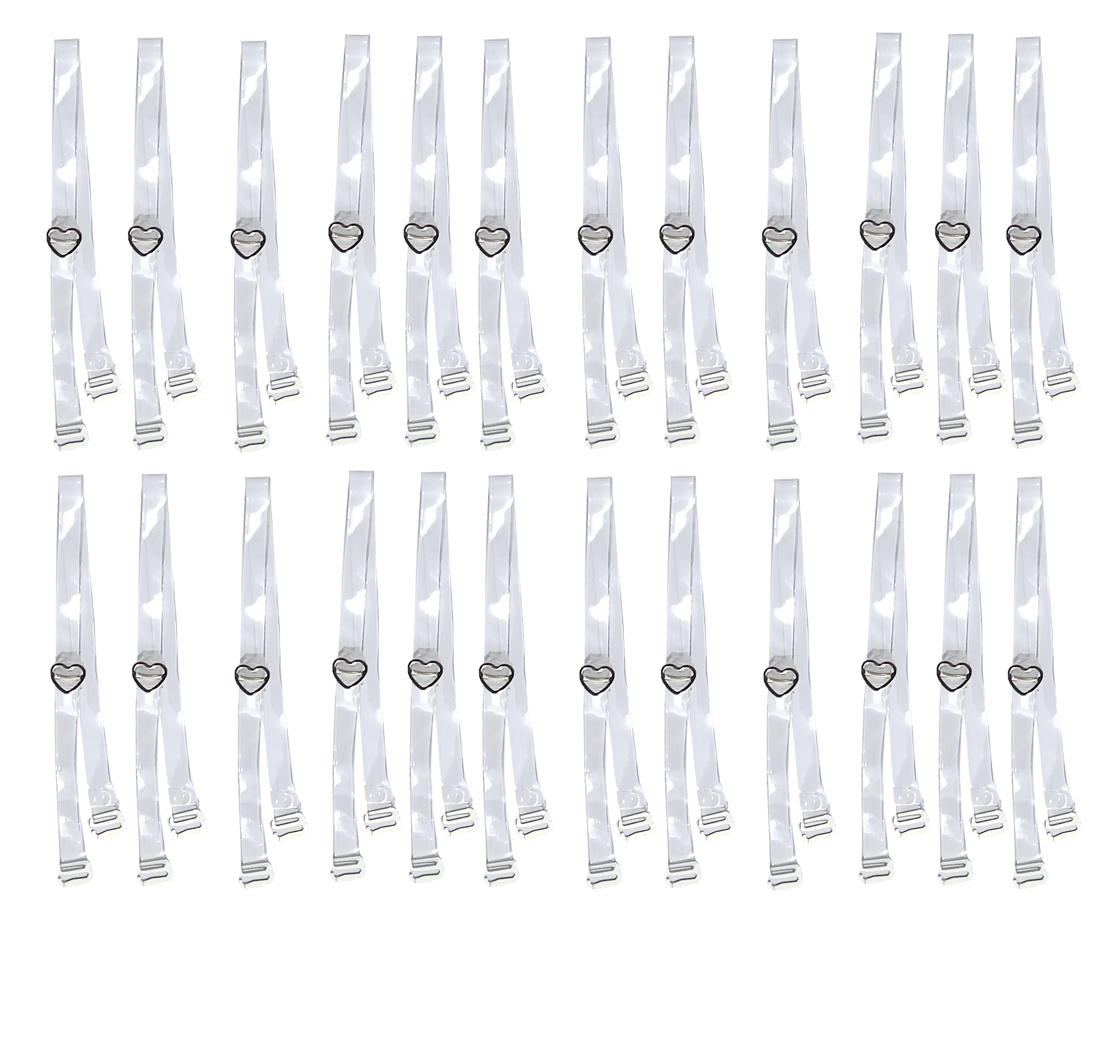 Spongy: "The original Speaks Women's Transparent Plastic Detachable Transparent Strap, Bra Extender Plastic, Latex Bra Straps, Adjustable Bra Accessories-Pack of 24