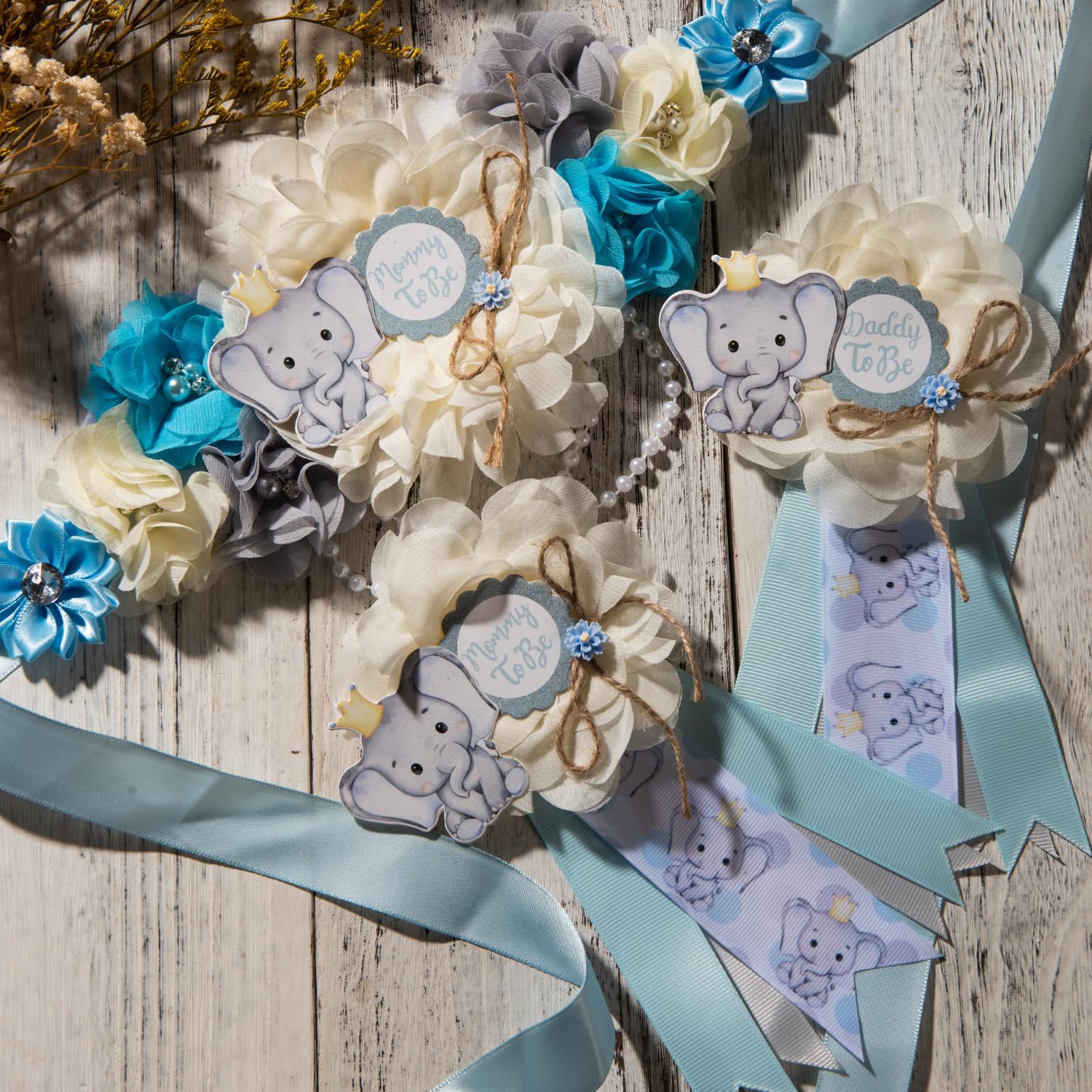 Pack Elephant Mom to Be Sash Daddy to Be Corsage Ethiopia Ubuy