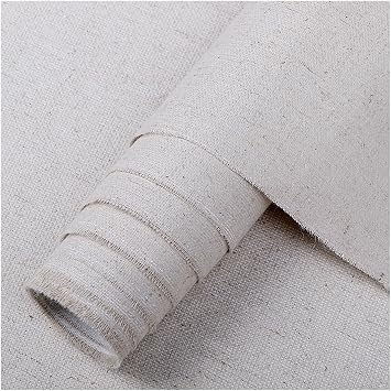 Blank Canvas Roll Professional Blank Canvas Painting Layer Acrylic Oil Painting Canvas Linen Blend Primed Art Supplies for Artist 1M One Roll for Art Painting(Width 88cm)