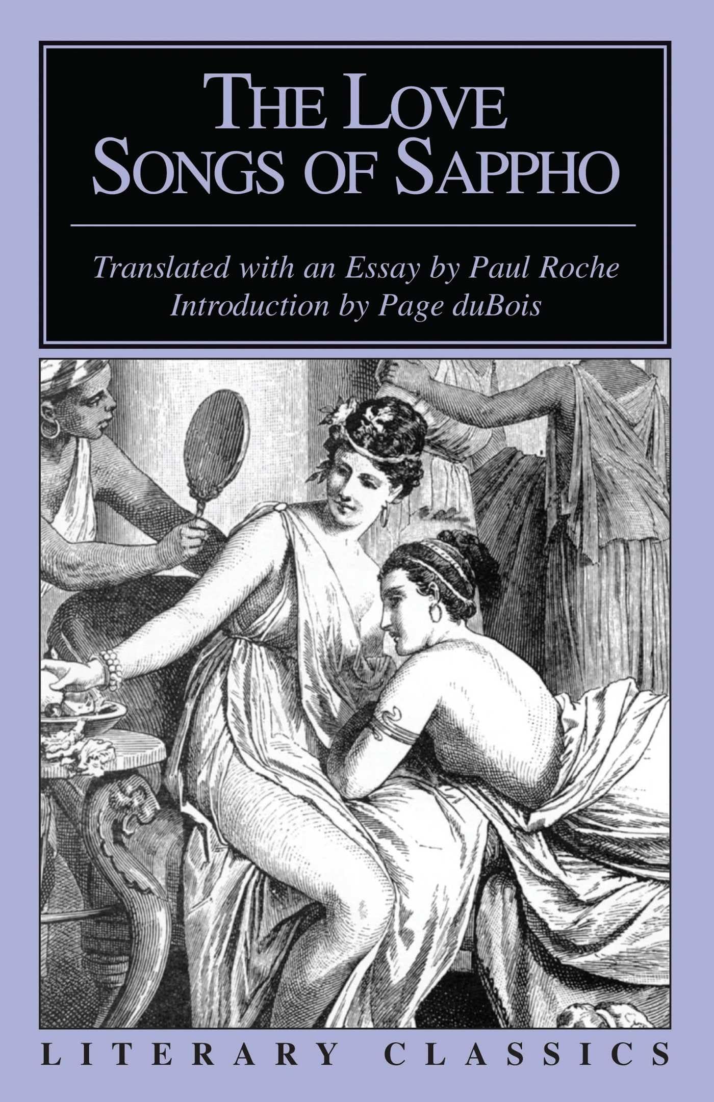 The Love Songs of Sappho by Sappho PAPERBACK 9781573922517