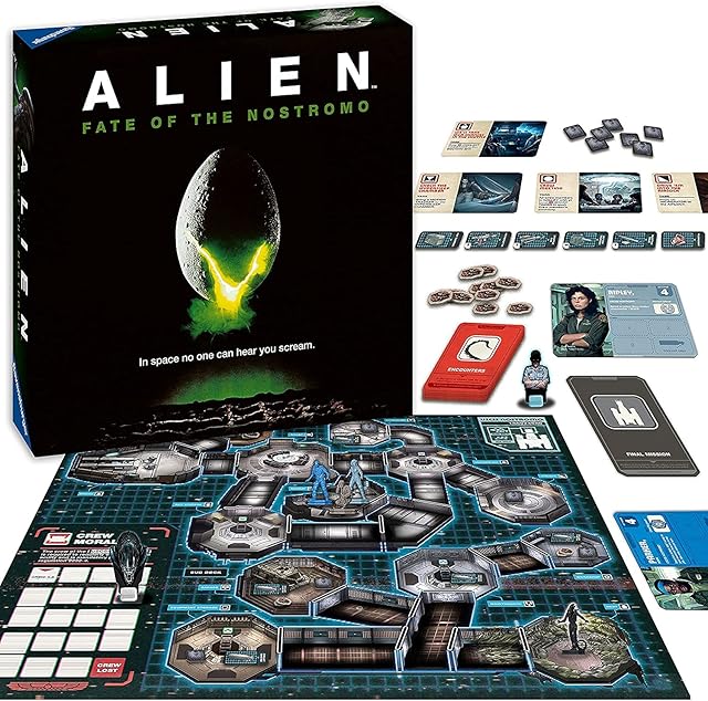 Ravensburger Alien Fate of the Nostromo - Strategy Board Games for Adults & Kids Age 12 Years Up - 1 to 5 Players - Christmas Presents