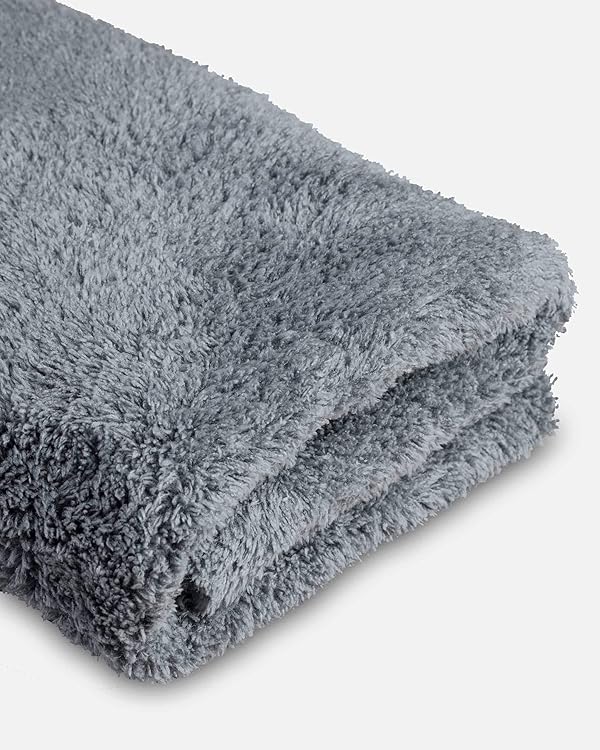 Adam's Borderless Grey Microfiber Towel (12pk) - Premium Ultra Soft Car Detailng Towel Cloths, 480gsm - Safe for Car Wash, Home Cleaning & Pet Drying Cloths (16 Inch x 16 Inch) by Adam's Polishes - Image 6